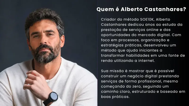 Quem é Alberto Castanhares — criador do método SOE10K